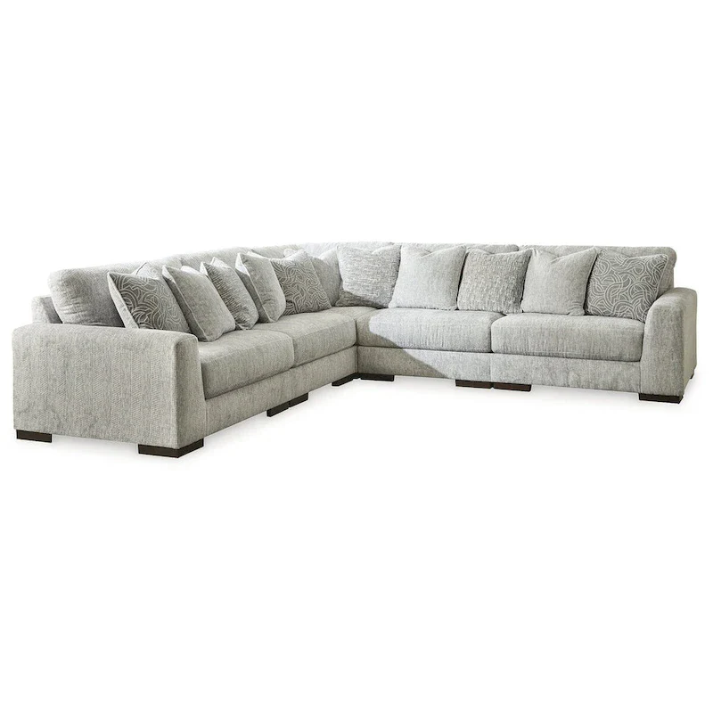 Signature Design by Ashley Regent Park Pewter 6-Piece Upholstery Package - 132 W x 132 D x 39 H