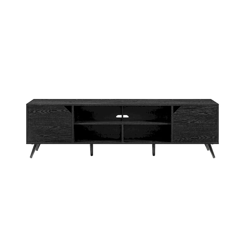 70-inch TV Stand with Storage Cabinets for Living Room
