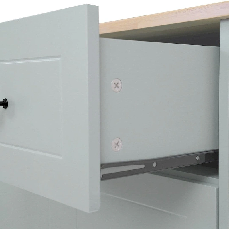 54 Kitchen Island Cart with Wheels