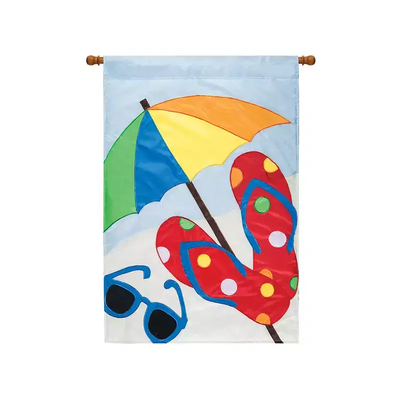 C&F Home Flip Flop House Garden Flag
