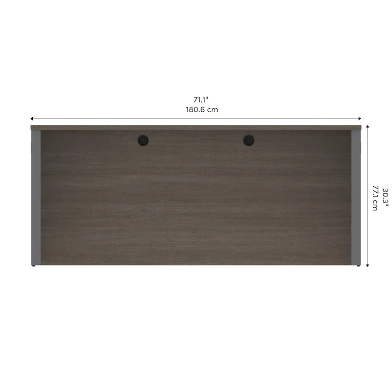 Bestar Prestige 72W Desk Shell by Bestar.