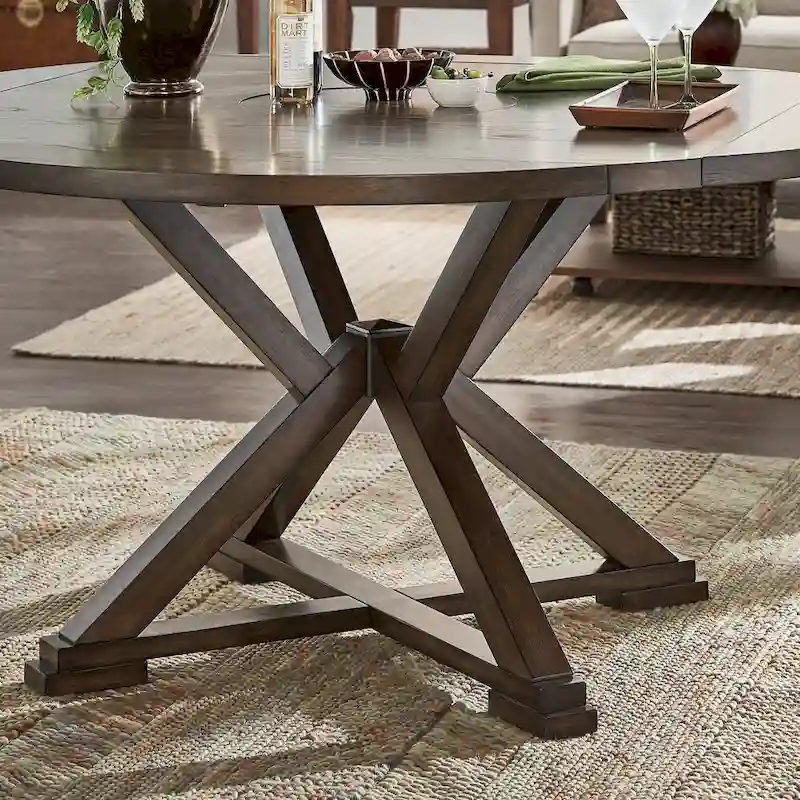 Garrison Espresso Convertible Dining Table