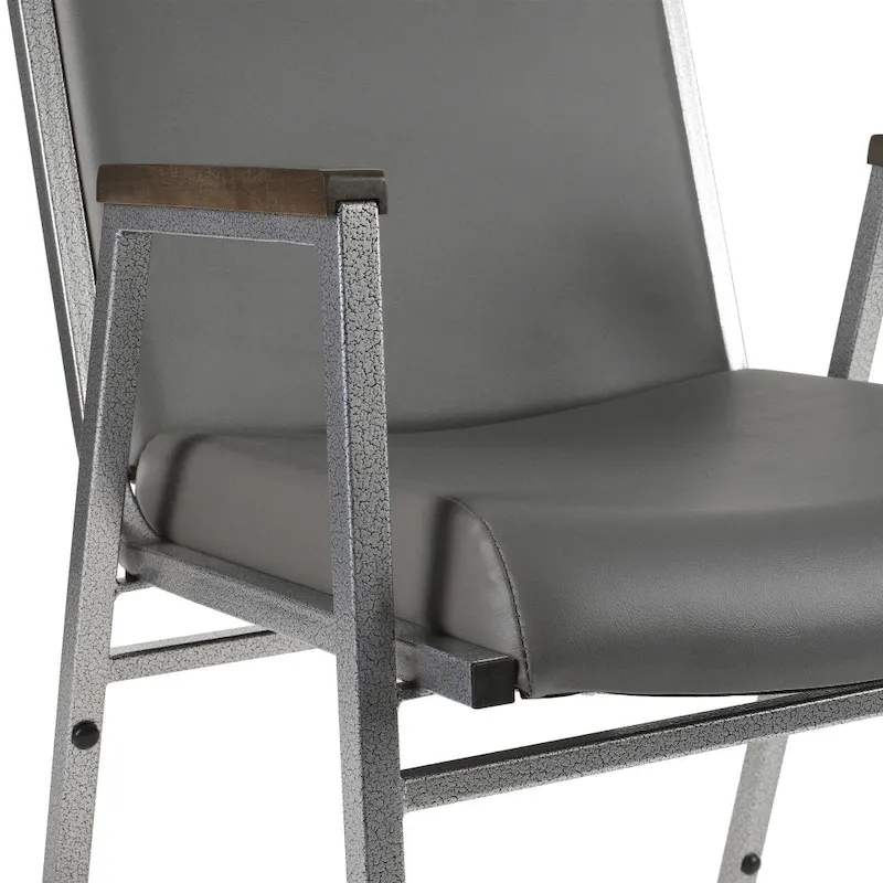 4 Pack Heavy Duty Stack Chair - 21D x 19.75W x 31.25H