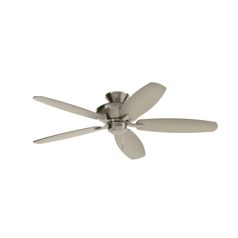 Kichler Renew Energy Star Qualified 52 inch Ceiling Fan Brushed Stainless Steel with Reversible Blades