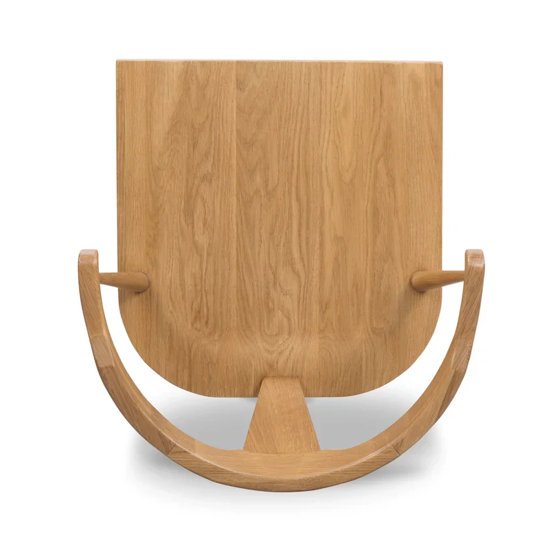 Poly & Bark Enzo Dining Chair - Solid Oak Wood