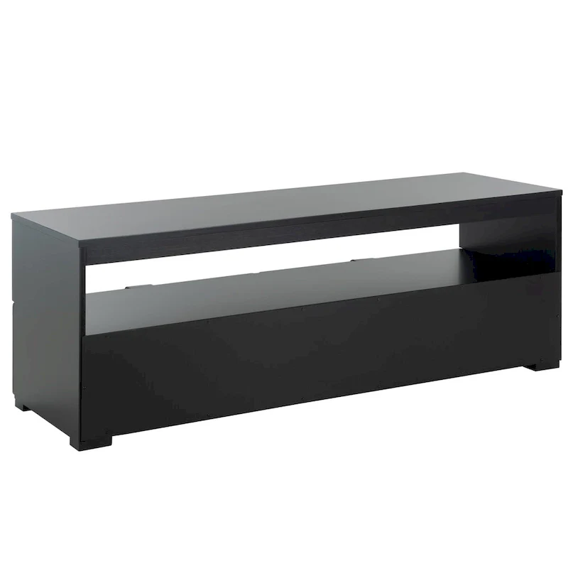 2-Drawer 1-Shelf Entertainment Media Stand, Fits Up To 55