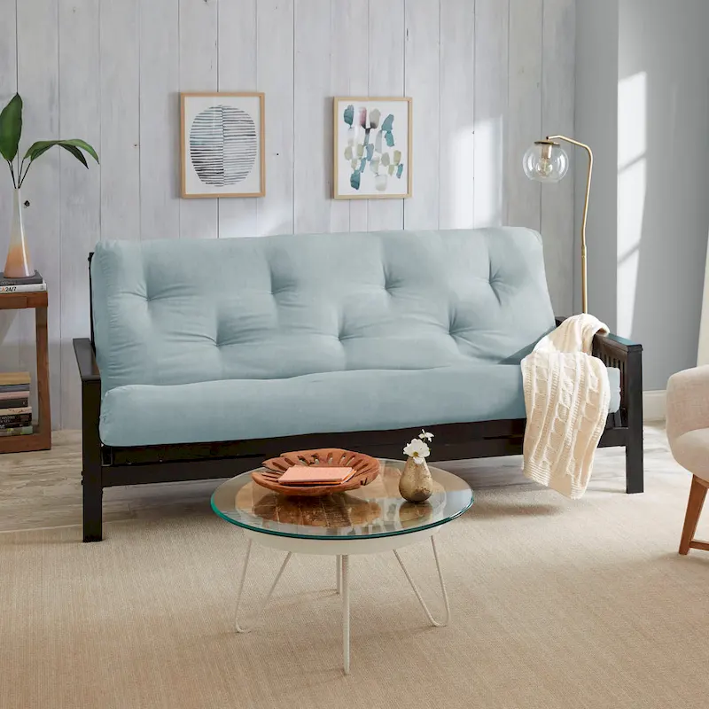 Multi-Color Full-Size 8-Inch Tufted Japanese Floor Futon Mattress – CertiPUR-US Certified (Mattress Only)