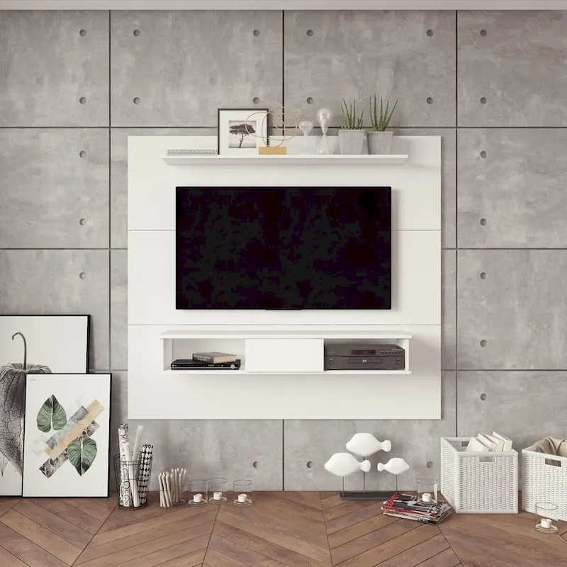Wall Mounted TV Shelf Board for 70-in TV