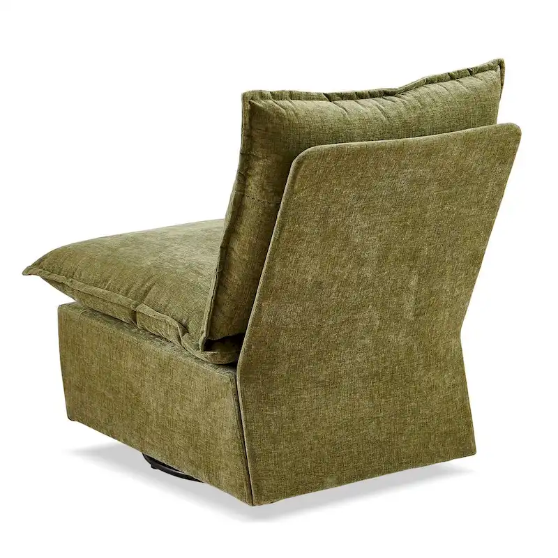 28.74  Chenille Upholstered 360 Swivel Rocking Chair