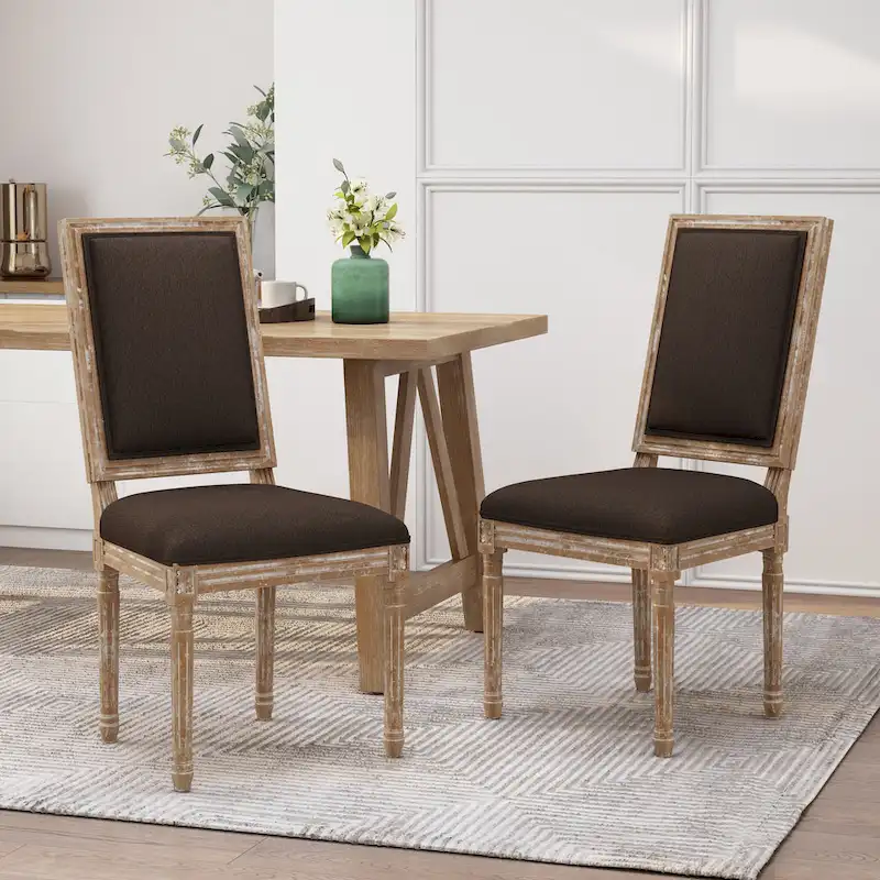 Regina Wood Upholstered Dining Chair by Christopher Knight Home