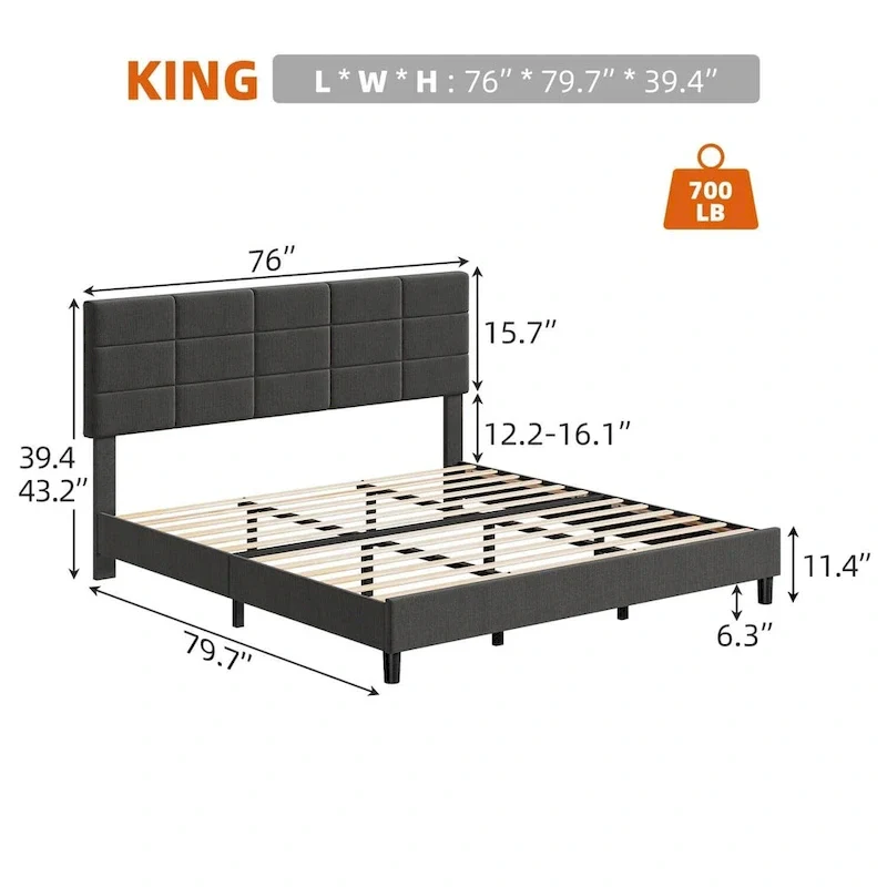 Bed Frame with Headboard