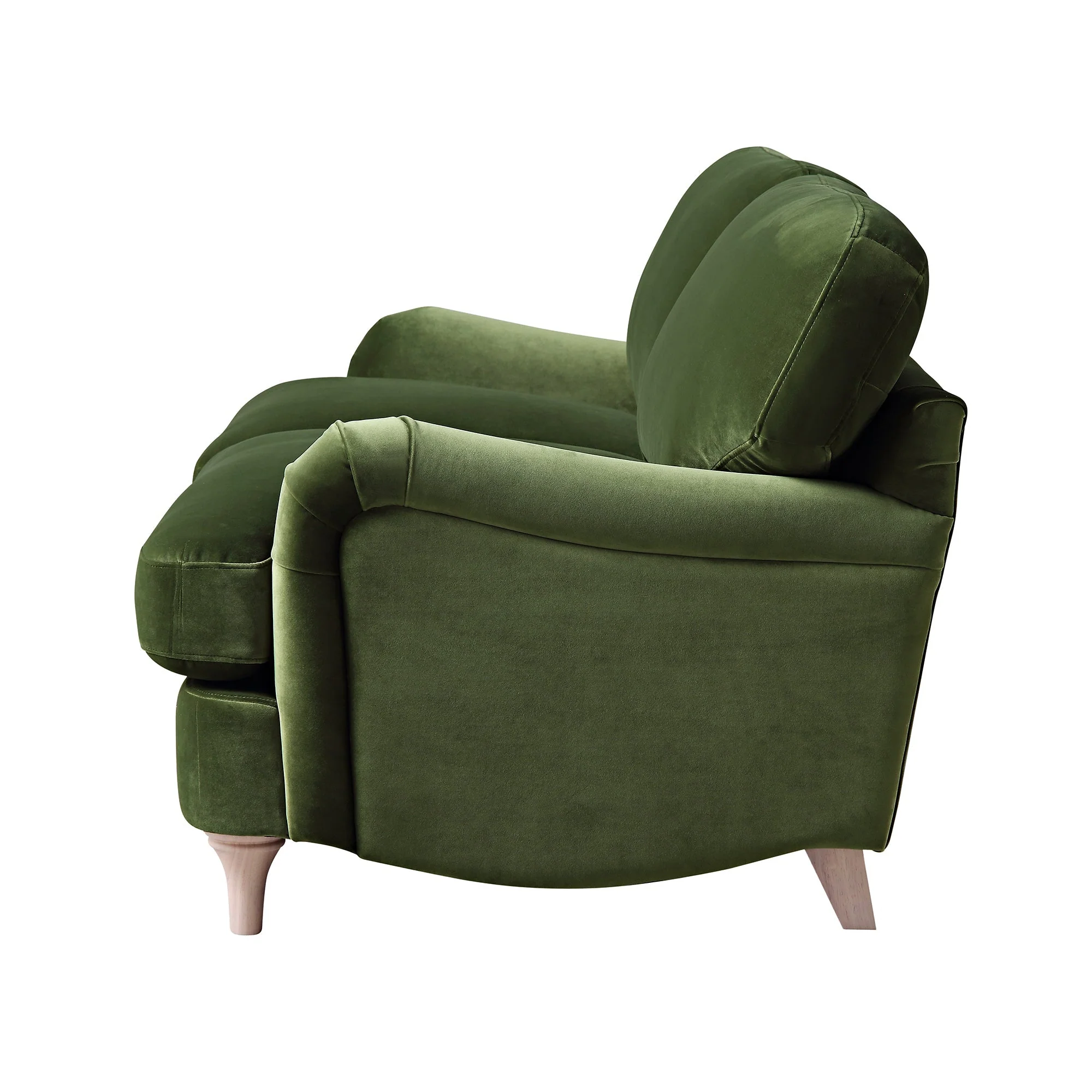 Fern Green Velvet Sofa, 2-Seater