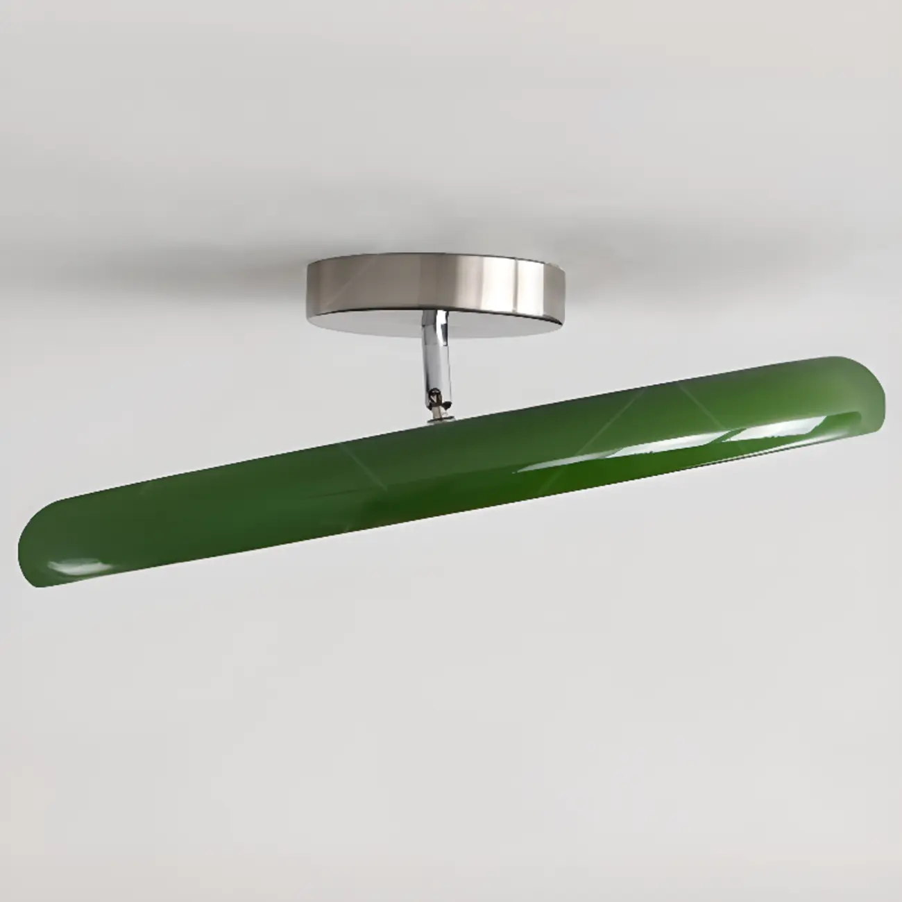 Modern Dimmable Circular LED Semi-Flush Ceiling Light