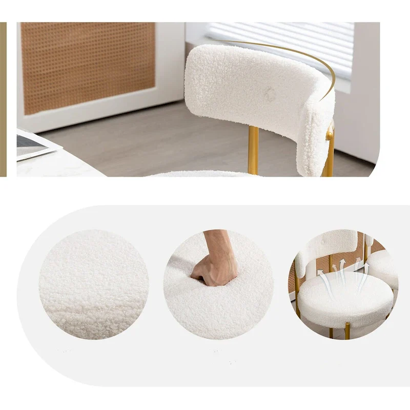 AVAWING Dining Chairs Mid-Century Modern Kitchen Chairs Set of 2