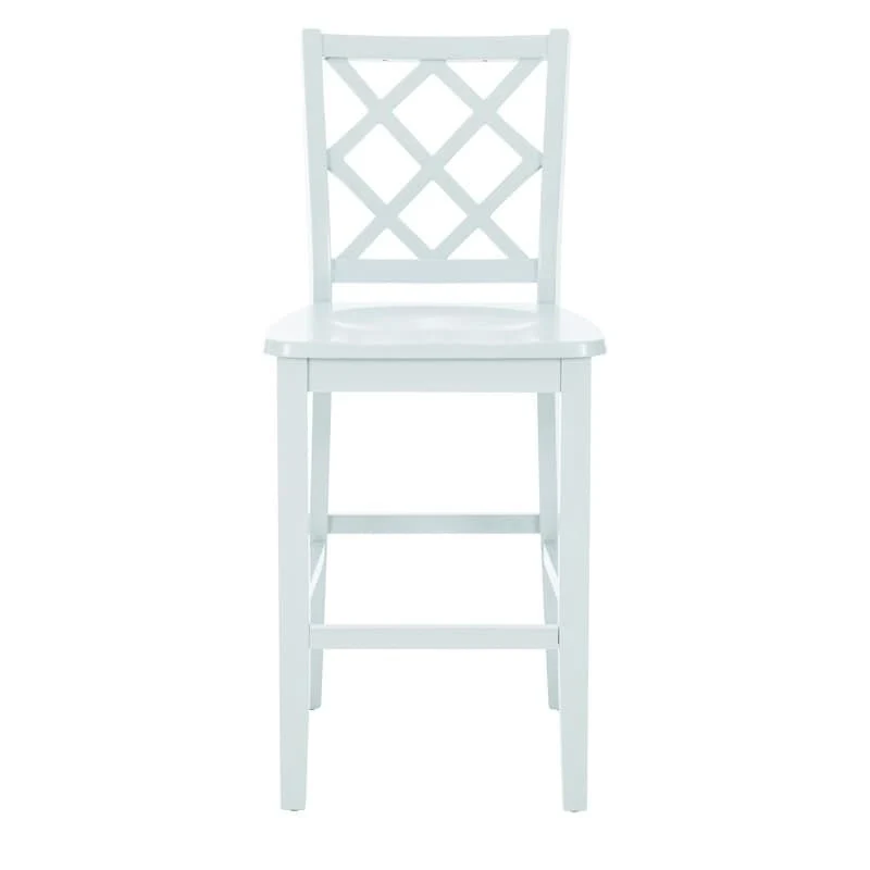 Counter Height Bar Stool with X-Back Design