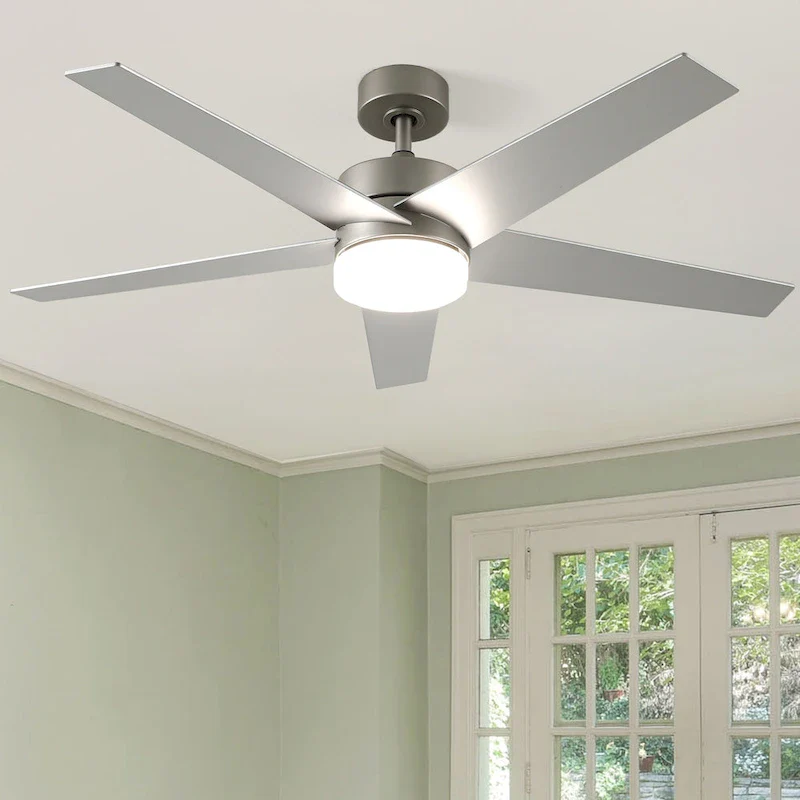 Ceiling Fan 52  with Lights and Remote, 5 Blade Ceiling Fan with Dimmable Light - 53