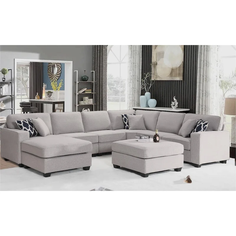 Flexible Combination Module Reversible Sectional Sofa