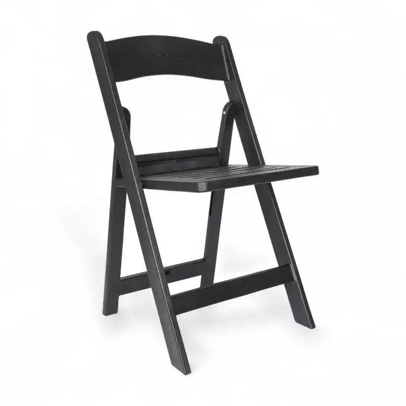Flash Furniture HERCULES Series 800 lb. Capacity Resin Folding Chair with Slatted Seat