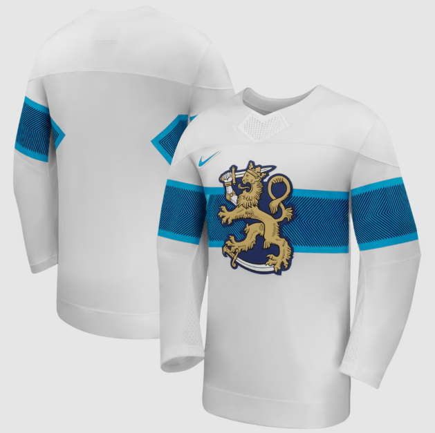 Finland Hockey White 2026 Away Jersey