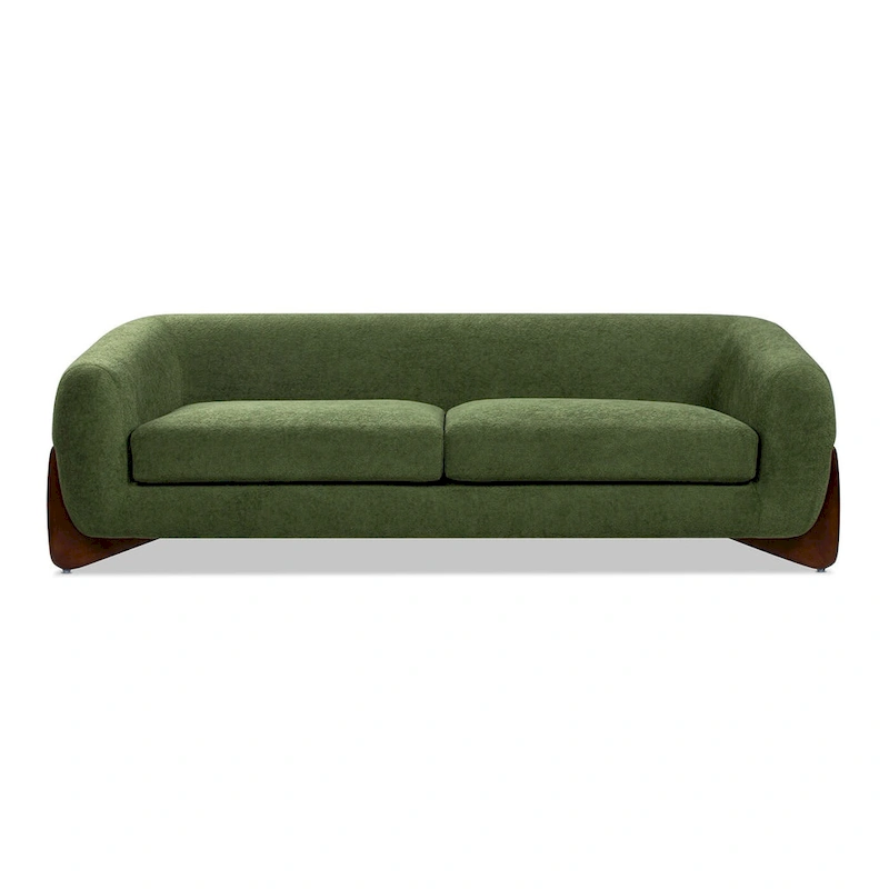 Alpine 90.5 Sherpa Upholstered Sofa