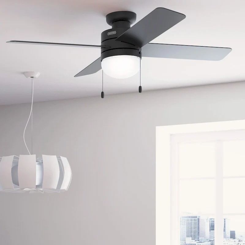 Hunter 52  Timpani Ceiling Fan w/ LED Light, Pull Chain