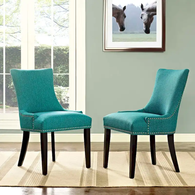 Marquis Set of 2 Fabric Dining Side Chair
