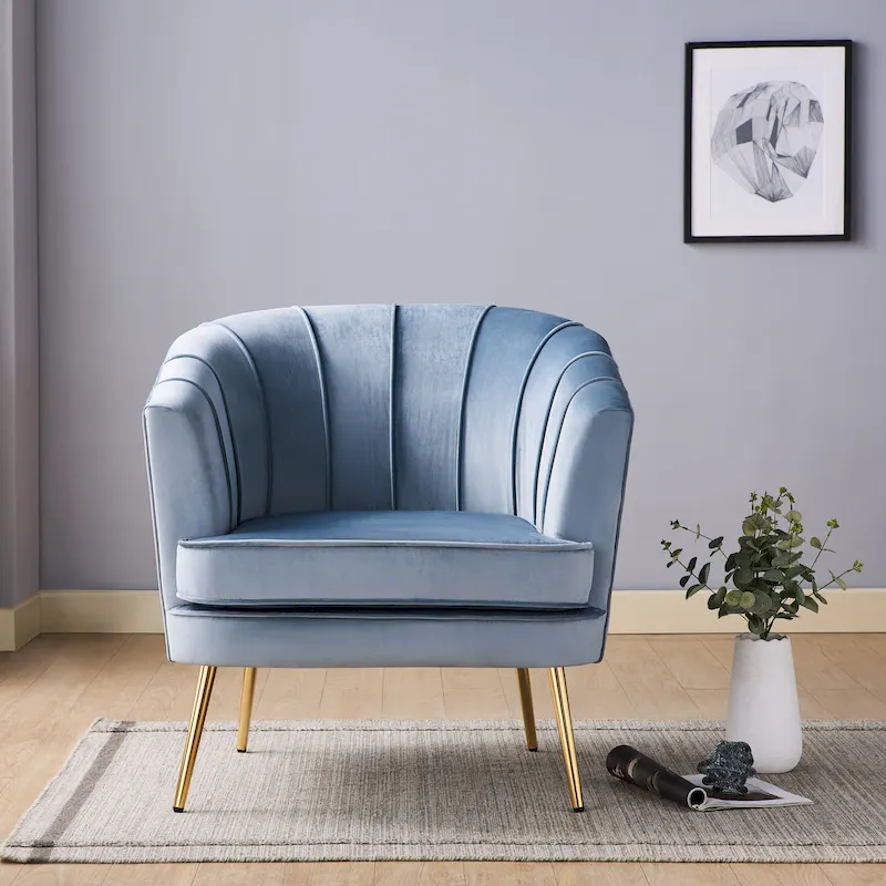 Delicia Contemporary Upholstered Accent Chair by Furniture of America