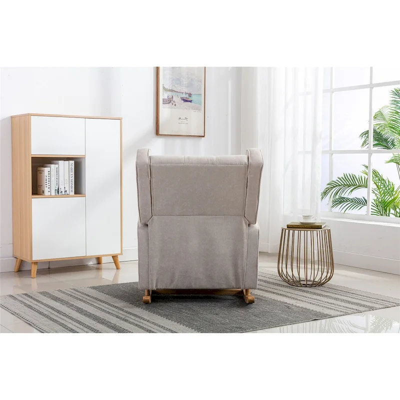 Modern 33.8 Tufted Rocking Chair