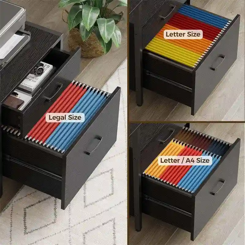 Computer Desk 65 with File Drawer