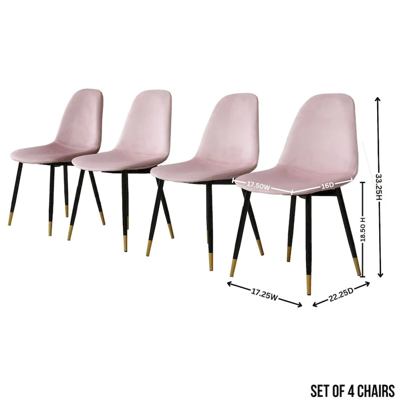 Roundhill Furniture Evatt 5-Piece Round Dining Set, Trestle Round Table with 4 Stylish Chairs