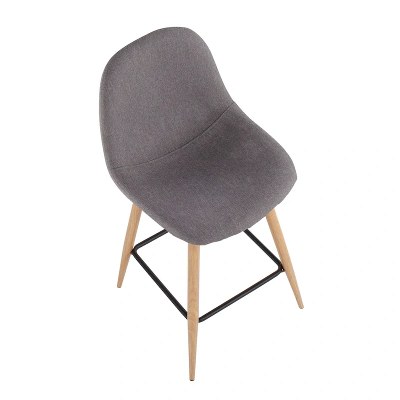 Carson Carrington Stone Natural Counter Stool - Set of 2