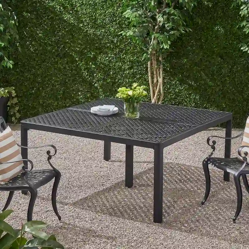 Outdoor Modern Aluminum Dining Table