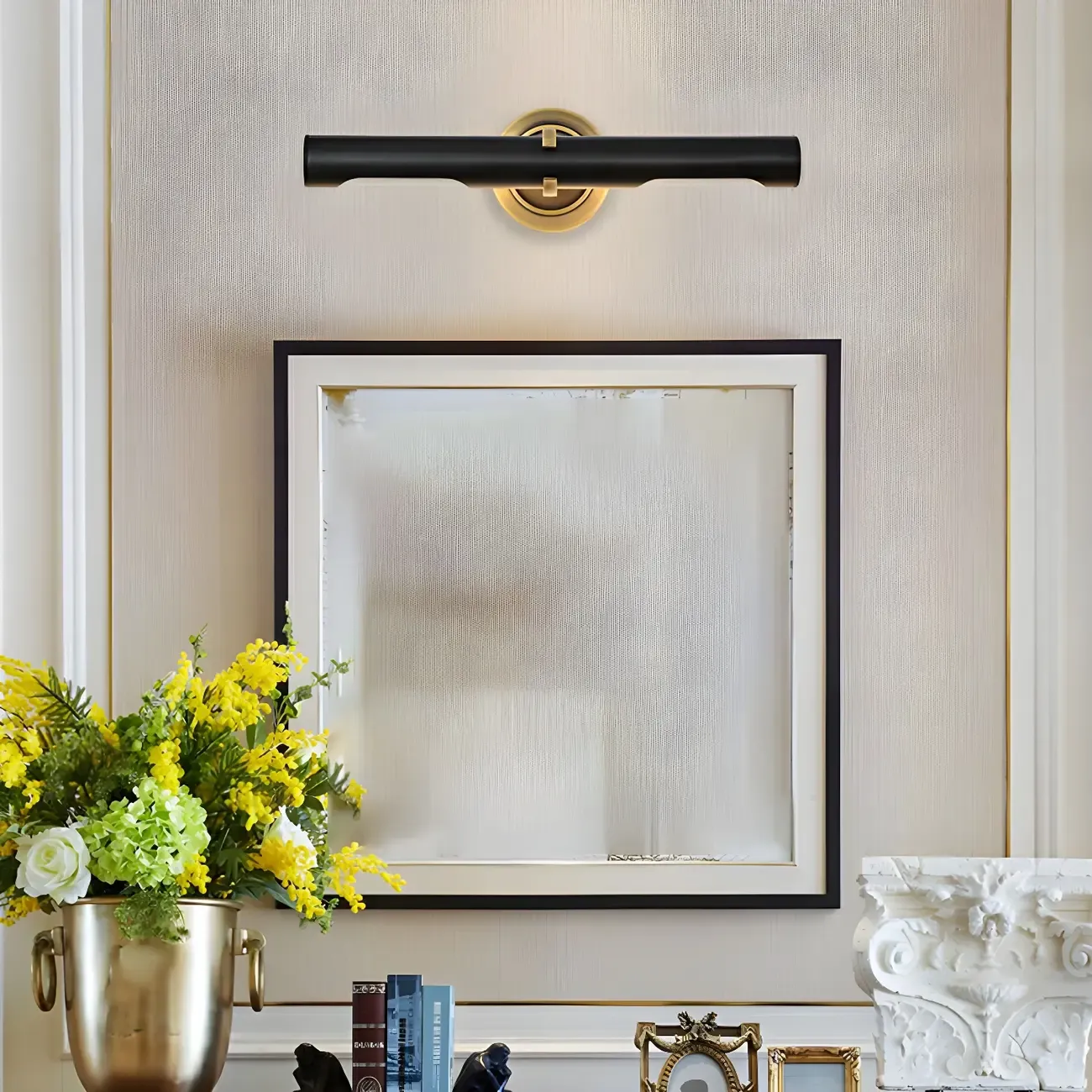 Traditional Metal Vanity Light for Bathroom Mirror