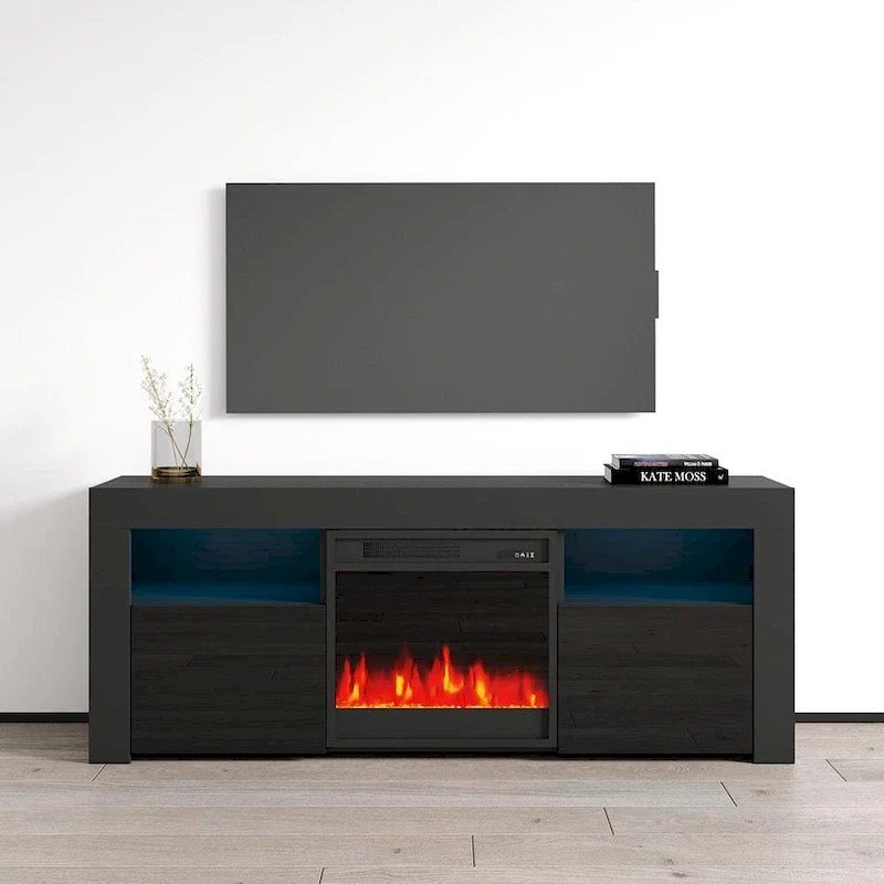 58-inch Electric Fireplace TV Console