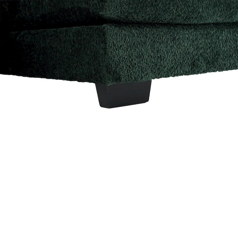 110.63 Modern U-Shaped Chenille 4 Seater Sectional Sofa with Double Cushions, 2 Chaise and High-Density Foam