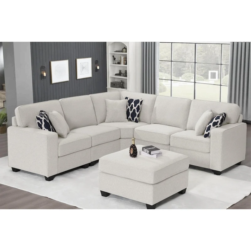 Flexible Combination Module Reversible Sectional Sofa