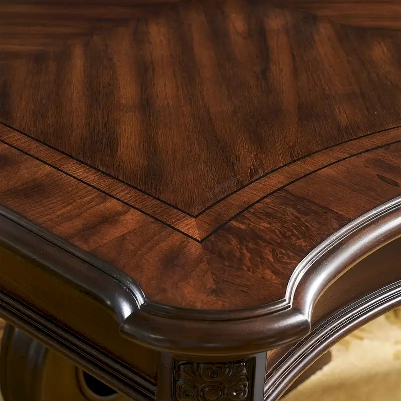 Steve Silver Richland 96 Inch Traditional Dining Table, Brown