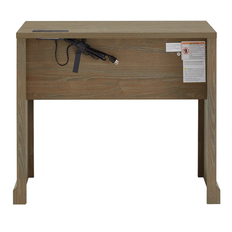 Hinesburg 35 in. Writing Desk with USB Charger by iNSPIRE Q Classic