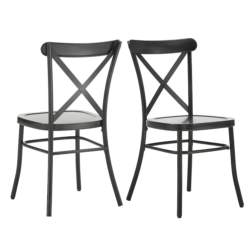 Pompey Metal Dining Chairs (Set of 2) by iNSPIRE Q Classic