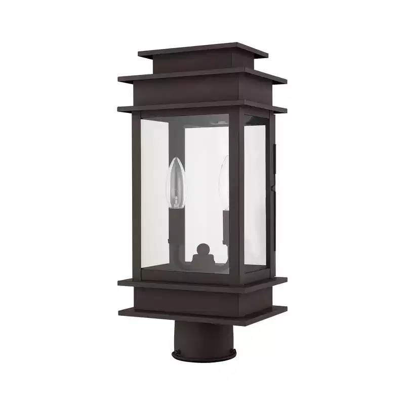 Livex Lighting Princeton 2 - Light Post Light in Bronze