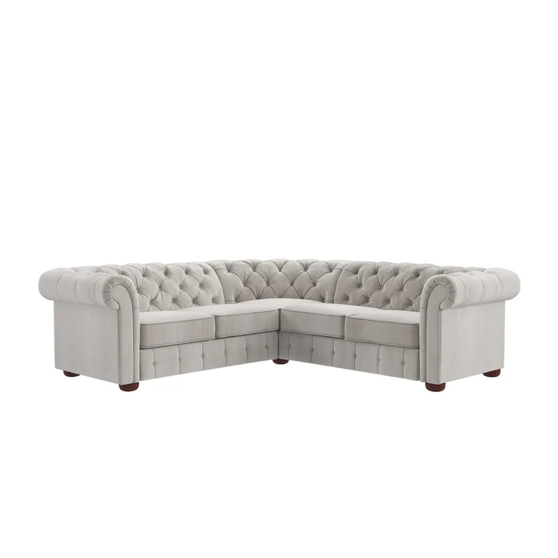 Knightsbridge Scrolled Arm Chesterfield Sectional by iNSPIRE Q Artisan