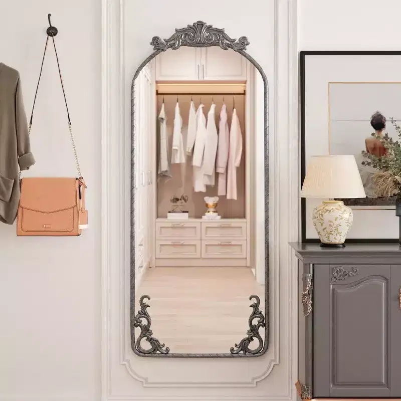TUYOHW 58x24 Full Length Mirror,Wall Mounted Mirror with MDF Backboard for Bedroom,Living Room,Cloakroom