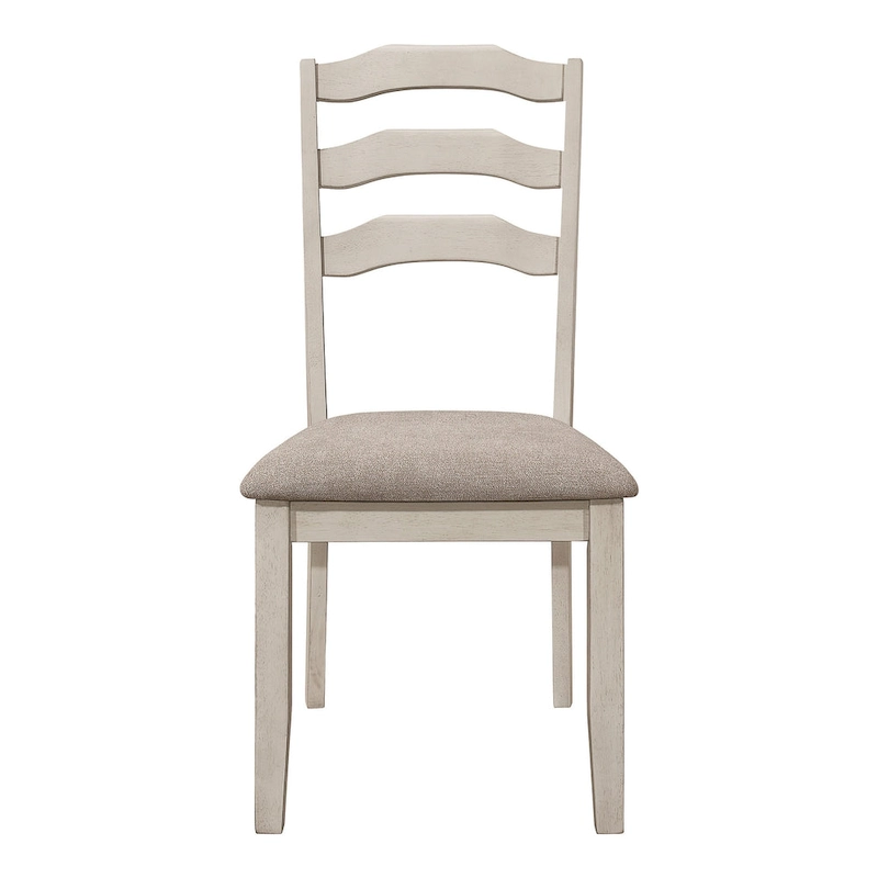 Seaside Nutmeg and Rustic Cream 7-Piece Dining Table Set