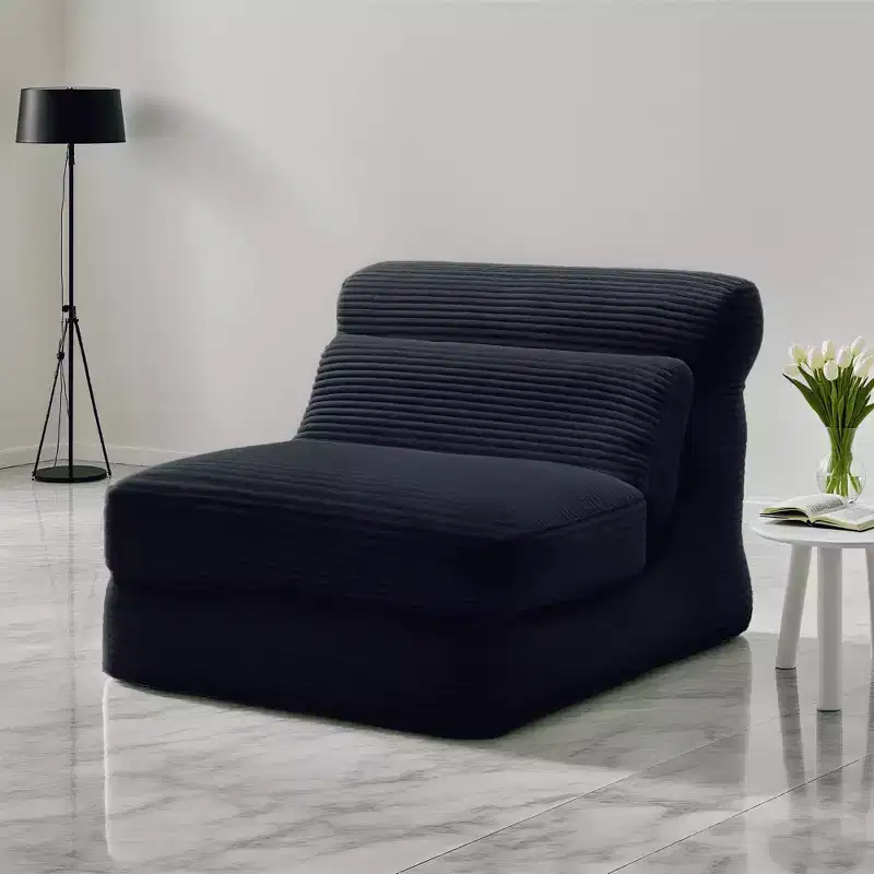 MAYEERTY 3-in-1 Sofa Bed - Corduroy, Quick Setup, Lumbar Support, Compact Space Friendly