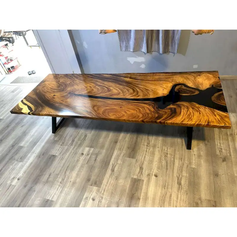 Sundaland 118  Large Slap Live Edge Dining Table