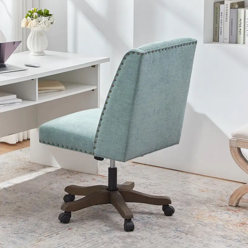 Huimo Home Office Desk Chair with Wheels, 360 Swivel