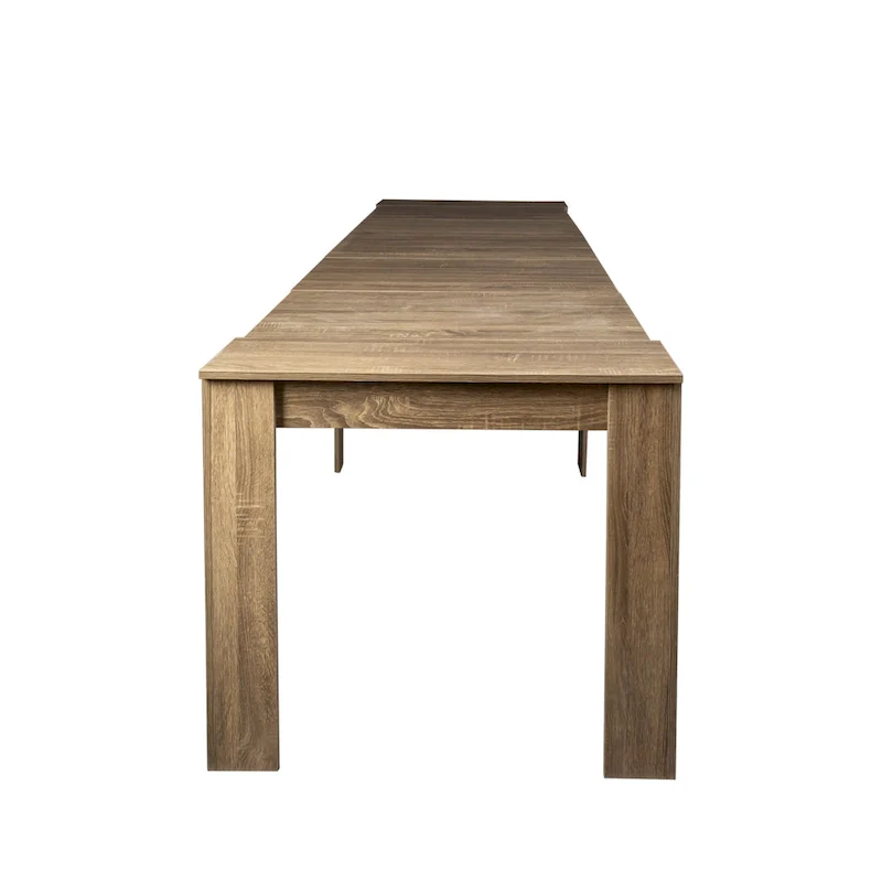 Extendable Console Table - Wood Finish, Modern Design, Multi-User