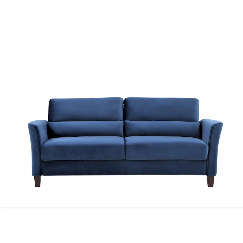 77.95 Mid Century Modern Upholstered Sloped Arms Living Room Sofa