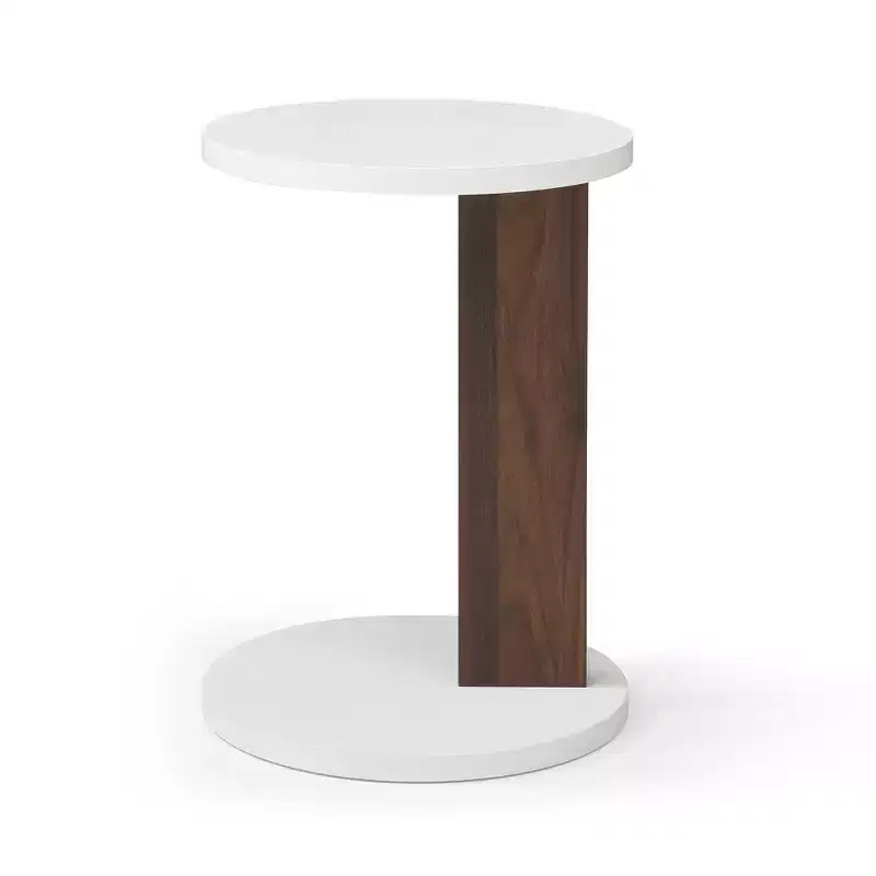 GDFStudio Upatoi C-Shaped Manufactured Wood End Table