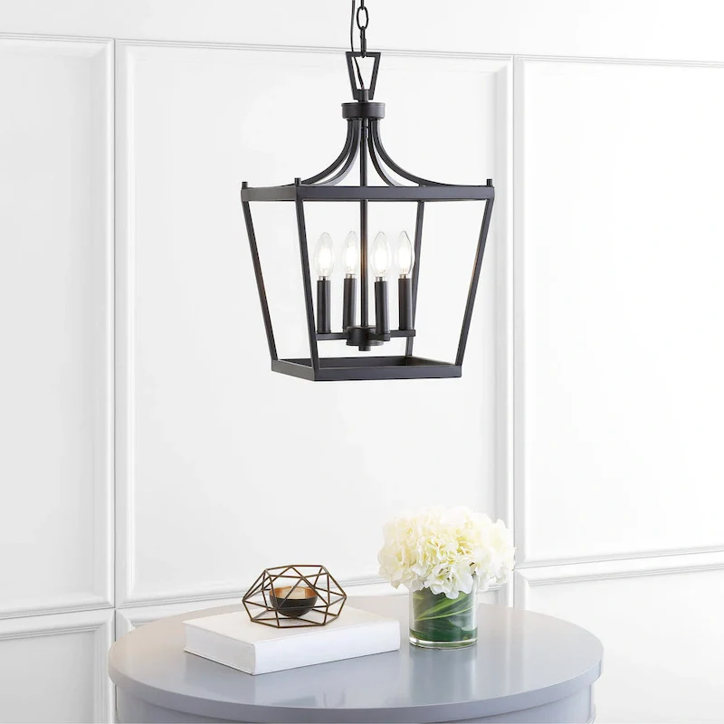 SAFAVIEH Lighting Olgica 4-light Pendant - 13 x13 x24.75-96.75  - 13Wx13Dx97H